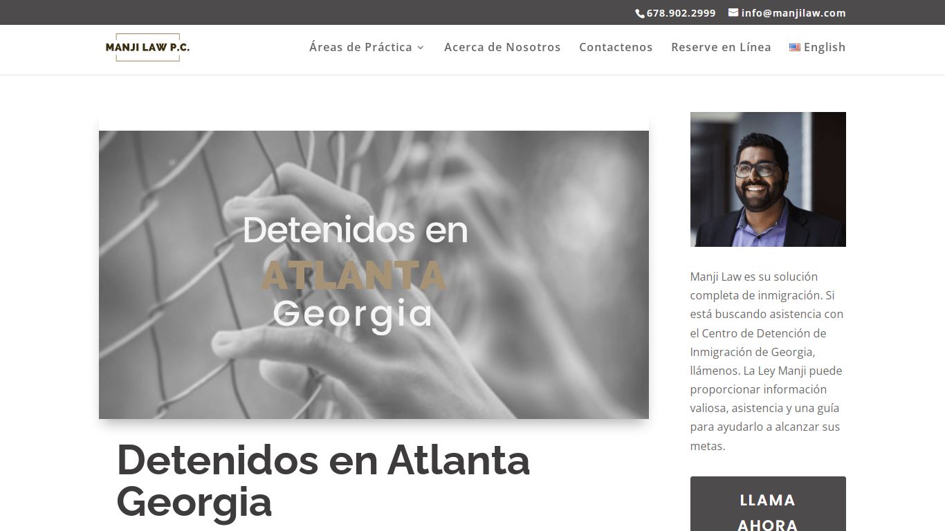Detenidos en Atlanta Georgia - Manji Law, P.C.